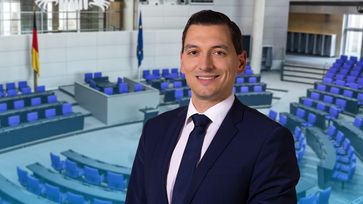 Lukas Rehm (2025) Bild: AfD Deutschland