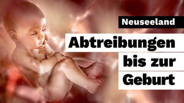 Bild: SS Video: "Neuseeland: Abtreibungen bis zur Geburt - Wer ist die Ministerin, die das befürwortet?" (www.kla.tv/23603) / Eigenes Werk