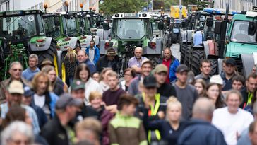 Bauernproteste in Stuttgart am31. August 2022