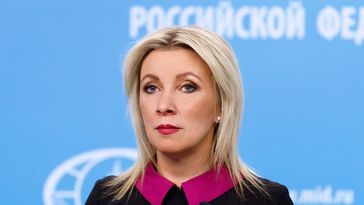 Russlands Außenamtssprecherin Maria Sacharowa (2023) Bild: Sputnik