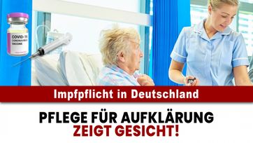 Bild: SS Video: "Impfpflicht in Deutschland – Pflege für Aufklärung zeigt Gesicht!" (www.kla.tv/21072) / Eigenes Werk