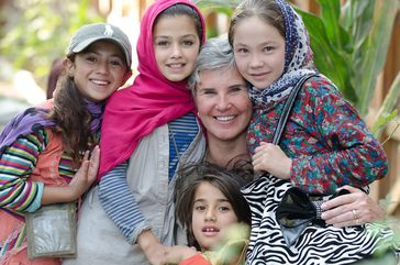 Afghanische Schulkinder in Kabul