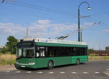 Der Oberleitungsbus Landskrona in Schweden