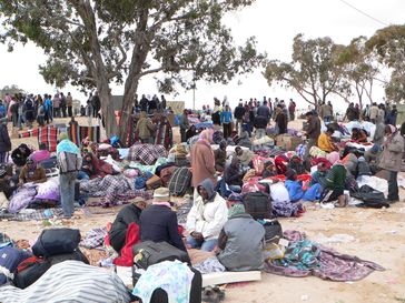 Flüchtlingslager in Tunesien
