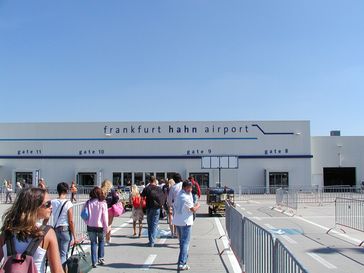 Ankunft in Frankfurt-Hahn