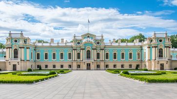 Zeremonieller Präsidentenpalast in Kiew (Ukraine)