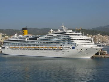 Costa Concordia 2011 im Hafen von Palma. Bild: Jean-Philippe Boulet / wikipedia.org