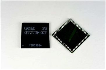 Samsung Electronics Co. Ltd., Marktführer bei innovativer Speichertechnologie, hat mit der Massenproduktion der industrieweit ersten Low-Power Double Data Rate 3 (LPDDR3) Mobile DRAMs mit 3 Gigabyte (GB) begonnen. Bild: "obs/Samsung Semiconductor Europe GmbH"