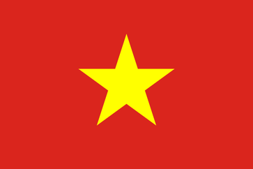 Flagge der Sozialistischen Republik Vietnam