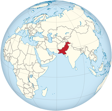 Pakistan, Karte