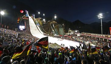 Volles Haus in Oberstdorf