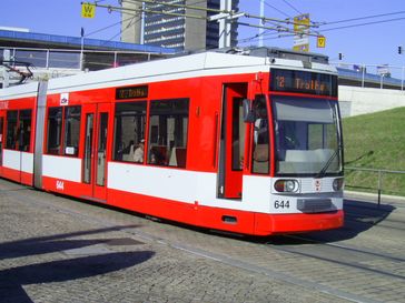 Straßenbahn in Halle (Symbolbild)