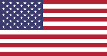 Flagge von den Vereinigten Staaten von Amerika