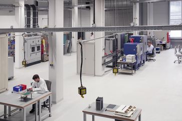 Teilansicht des Fraunhofer ISE ServiceLab Batteries.
Quelle: © Fraunhofer ISE (idw)