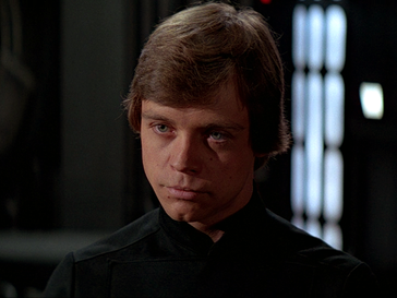 Mark Hamill als Luke Skywalker in Return of the Jedi. Bild: Screenshot aus dem Film Star Wars Episode VI: Return of the Jedi / Lucasfilm - wikipedia.org