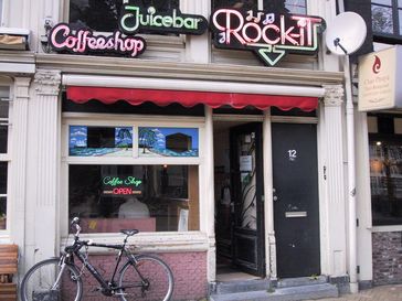 Rockit Amsterdam, ein kleiner Coffee Shop