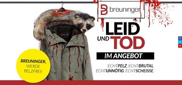 Bild: Screenshot der Webseite www.breuninger-pelz.de