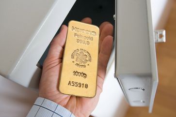 Gold im Tresor Bild: ReiseBank AG Fotograf: ReiseBank AG