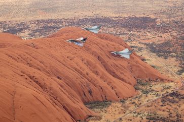 9. September 2022 - Flug zum Uluru. Bild: Bundeswehr/Christian Timmig