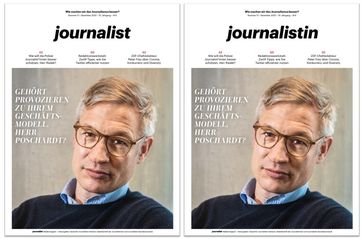 journalist-12/20: Titelinterview mit Welt-Chefredakteur Ulf Poschardt Bild: "obs/journalist - Das Medienmagazin/Holger Talinski"