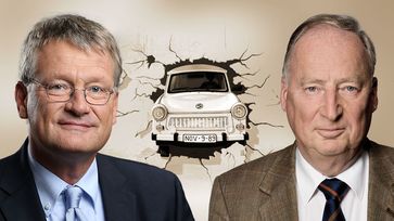 Prof. Dr. Jörg Meuthen und Dr. Alexander Gauland, Bundessprecher der AfD, (2019)