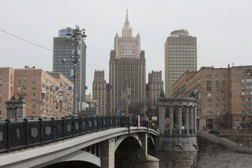 Das Gebäude des Außenministeriums Russlands in Moskau (Symbolbild) Bild: Witali Beloussow / Sputnik