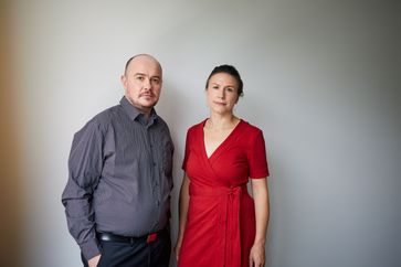 Dr. Arn Sauer und Lisi Maier  (2025) Bild: Bundesstiftung Gleichstellung Fotograf: Monika Keiler