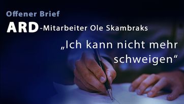 Bild: SS Video: "ARD-Mitarbeiter Ole Skambraks: „Ich kann nicht mehr schweigen“" (www.kla.tv/20225) / Eigenes Werk