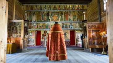 Kirche Maria Schutz und Fürbitte, Insel Kischi im westlichen Teil des Onegasees in Russland (Archivbild) Bild: Sylvain Sonnet / Gettyimages.ru