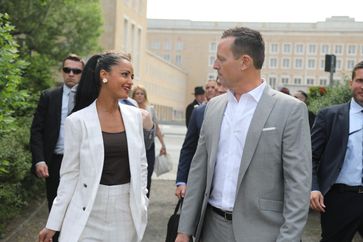 Sawsan Chebli mit US-Botschafter Richard Grenell (2018)