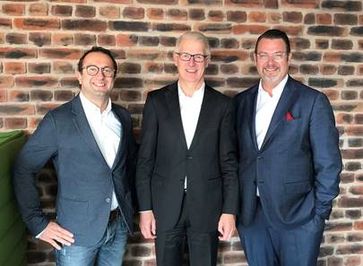 BU: Beim Business Breakfast (von links nach rechts): Stefan Steinhoff, Partner Risk & Regulatory TME AG, Dietrich Voigtländer, Aufsichtsrat der Aareal Bank, und Stephan Paxmann, Vorstand TME AG.  Bild: TME AG