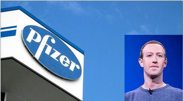 Bild: Wikimedia, Foto Zuckerberg: Anthony Quintano, CC BY 2.0; Bild Pfizer: János Korom Dr., CC BY-SA 2.0; Montage: Wochenblick / Eigenes Werk