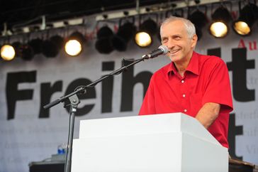 Thilo Weichert auf der Demonstration „Freiheit statt Angst“