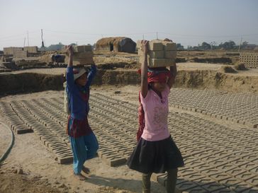 Thousands of children work as bonded labourers in Asia, particularly in the Indian subcontinent.