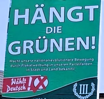 Wahlplakat der rechtsradikalen Partei Der III. Weg (Symbolbild)