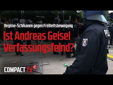 Bild: SS Video: "Ist Andreas Geisel Verfassungsfeind? Regime-Schikanen gegen Freiheitsbewegung" (https://youtu.be/KZOavb2qFlY) / Eigenes Werk