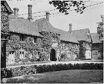 Cecilienhof im Juli 1945