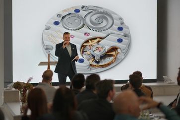 Uwe Ahrendt  (2025) Bild: NOMOS Glashütte/SA Roland Schwertner KG Fotograf: Michael Margos
