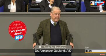Dr. Alexander Gauland, AfD-Bundessprecher und Vorsitzender der AfD-Bundestagsfraktion, Deutscher Bundestag, 16. Mai 2019