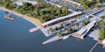 Das geplante neue Ufer des Neusiedlersees (Fertő) bei Kroisbach (Fertőrákos) · Bild: Sopron-Fertő Turisztikai Fejlesztő Nonprofit Zrt. / UM / Eigenes Werk