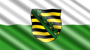 Sächsische Landesflagge (Symbolbild)