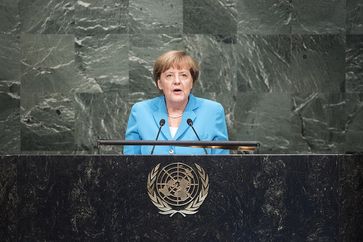 Angela Merkel Bild:United Nations Photo, on Flickr CC BY-SA 2.0