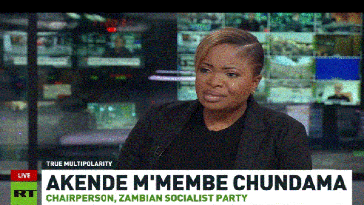 Akende M'membe Chundama im RT-Interview Bild: RT