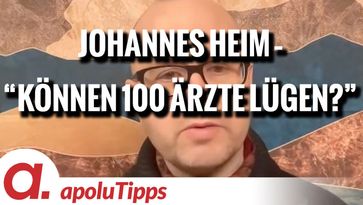 Bild: SS Video: "Interview mit Johannes Heim – “Können 100 Ärzte lügen?”" (https://tube4.apolut.net/w/rgLF41DR5Pw72NUDCiw4AJ) / Eigenes Werk