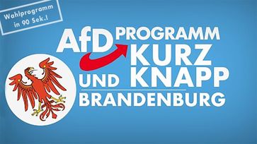 Vollende die Wende und hol Dir Dein Land zurück. Jede Stimme zählt! Jetzt das AfD-Video teilen und verbreiten!