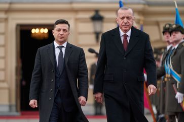Volodymyr Zelensky und Recep Tayyip Erdoğan (2020)