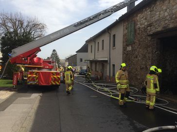 Großbrand in Werth