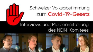 Bild: SS Video: " Schweizer Volksabstimmung zum Covid-19-Gesetz: Interviews und Medienmitteilung des NEIN-Komitees" (www.kla.tv/20745) / Eigenes Werk