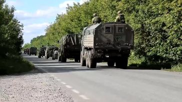 "Irgendwo, irgendwohin..." - Russische Militärtechnik auf einem Handout des Verteidigungsministeriums der RF (09.09.22)