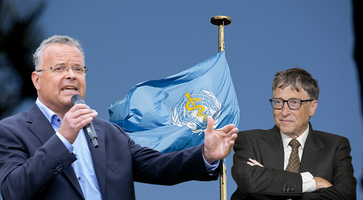 Bild: Gates: Wikimedia, ENERGY.GOV, Public domain; WHO-Fahne: United States Mission Geneva, CC BY 2.0; Foto: Brunner Images / Brunner Philipp; zVg; Montage: Wochenblick / Eigenes Werk